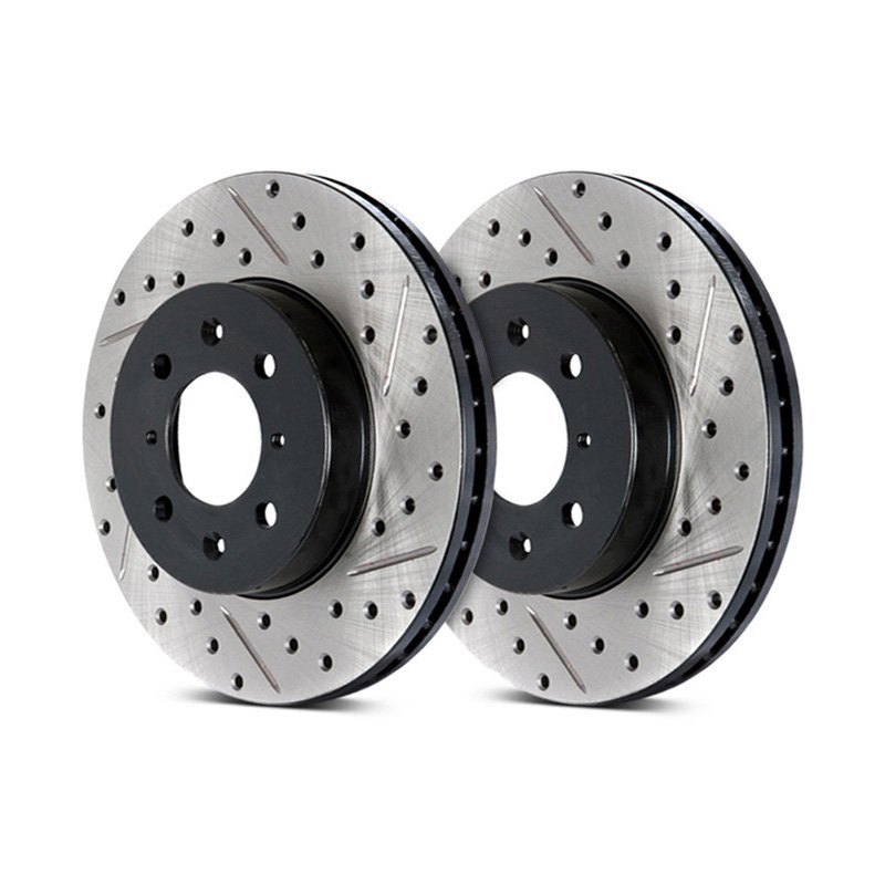 Rear Left StopTech 127.42105L Sport Drilled/Slotted Brake Rotor 1 Pack 