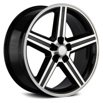 STRADA OE REPLICA® - IROC REPLICA Gloss Black with Machined Face