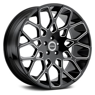 STRADA® - BUCA Gloss Black with Milled Accents