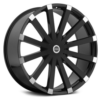 GABBIA Gloss Black with Machined Tips
