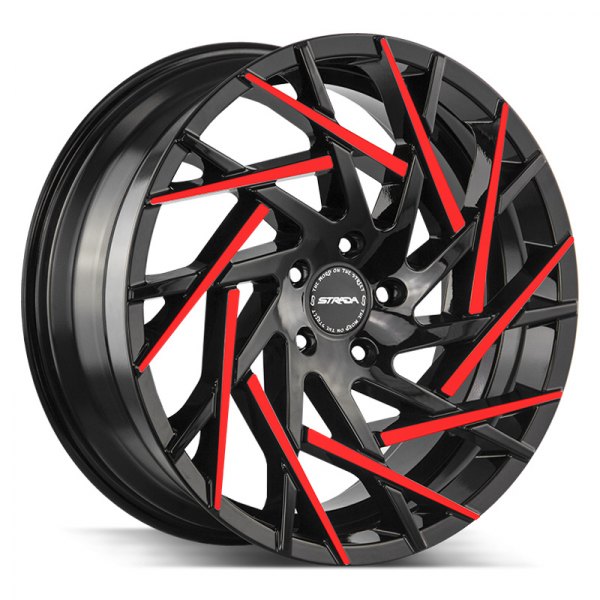 STRADA® - NIDO Gloss Black with Machined Red Tips