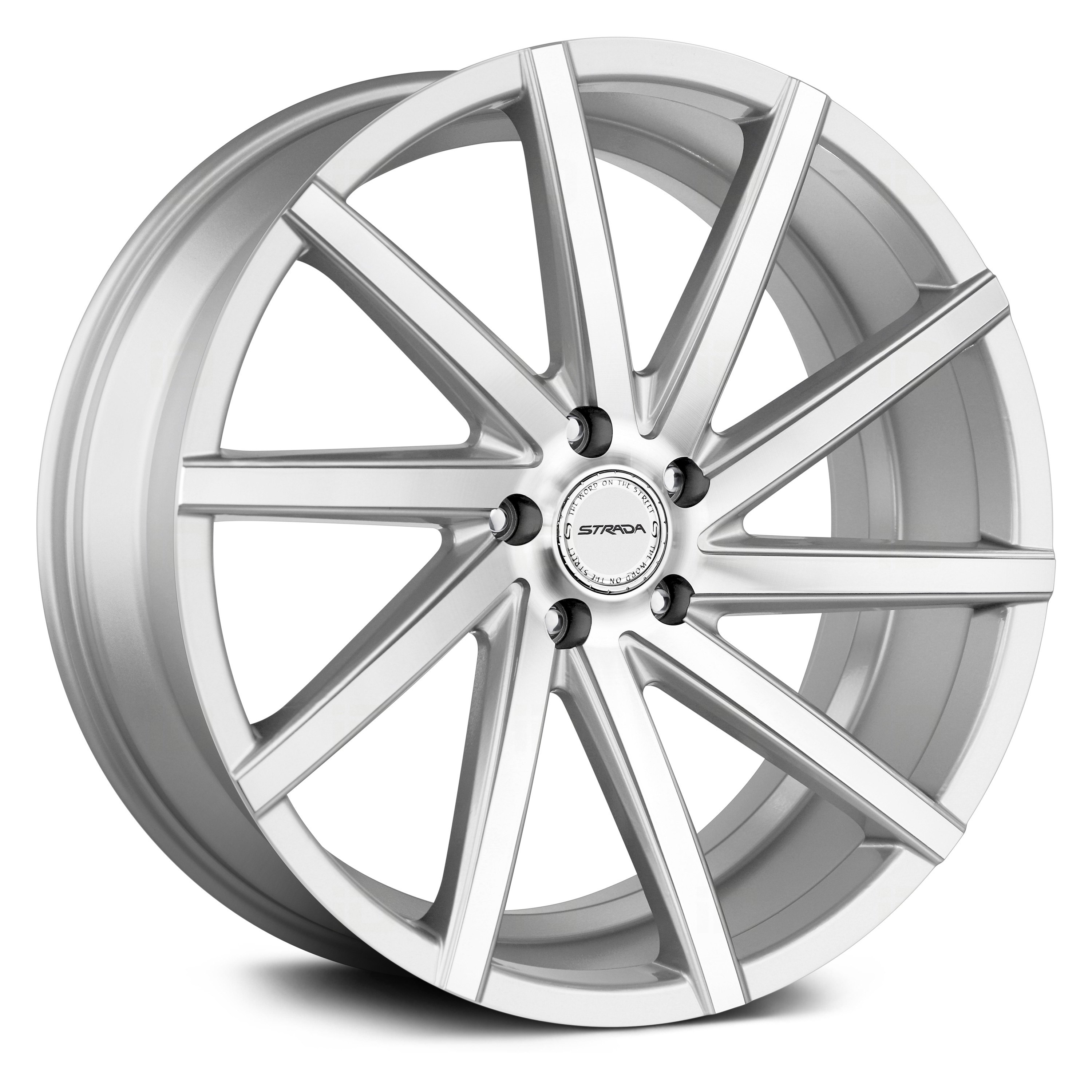 STRADA® SEGA Wheels - Silver with Machined Face Rims