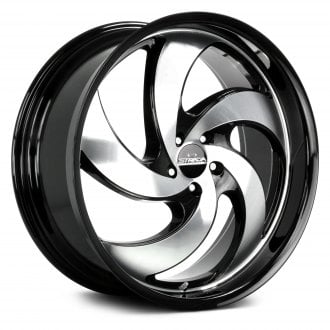 STRADA STREET CLASSICS® - RETRO 5 Gloss Black with Machined Face