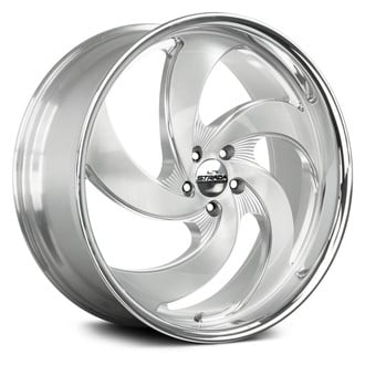 STRADA STREET CLASSICS® - RETRO 5 Silver with Brushed Face and SS Lip