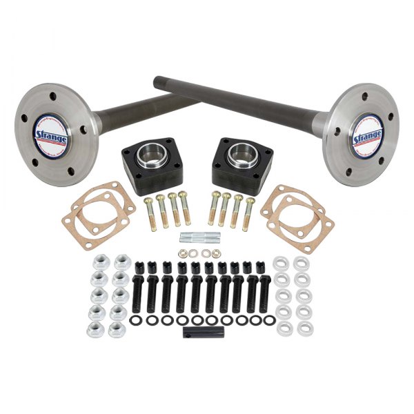 Strange® - Pro Race™ Rear Axle Package with C-Clip Eliminator Kit and Upgrade to A1027 5/8" Studs