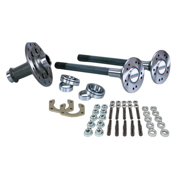 Strange® - Pro Race™ Rear Axle Package with Spool, Axle Bearings, Retainer Plates and Upgrade to A1027 5/8" Studs