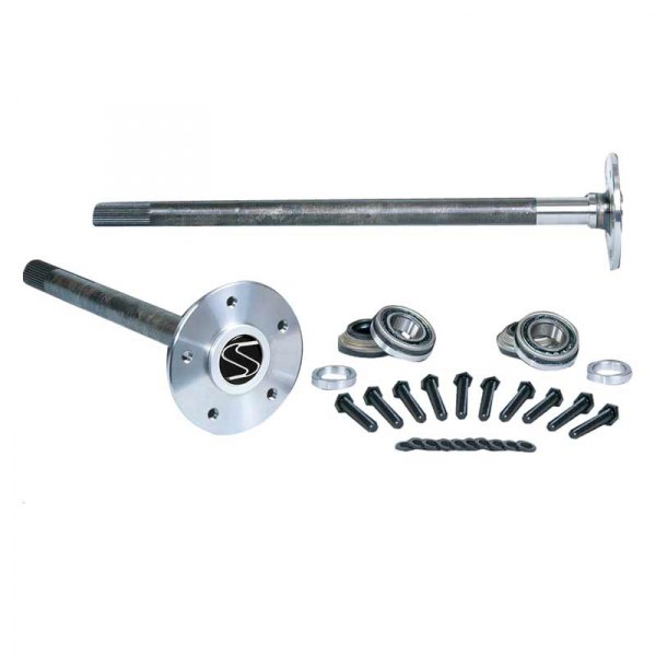 Strange® - Alloy Rear Alloy Axle Package with Axle Bearings and Wheel Studs