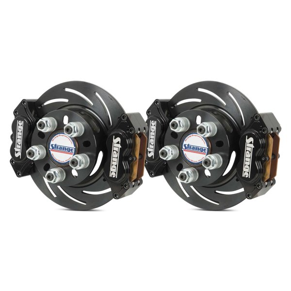 Strange® B1700WCD Pro Series Slotted Dual 1Piece Rotor Rear Brake Kit