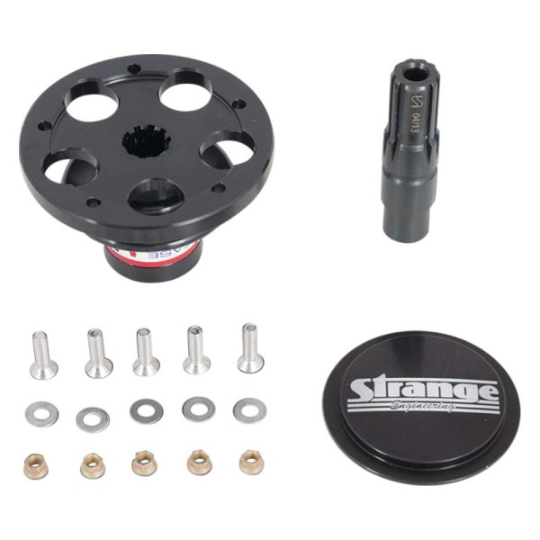 Strange® Q1200 5Bolt Pattern Quick Release Steering Hub with Strange Horn Button