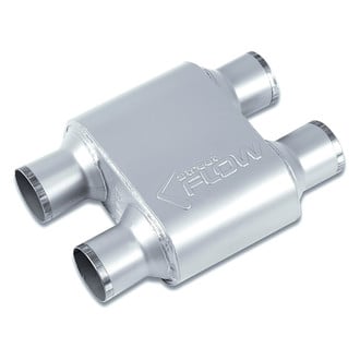Street Flow® - Aluminized Steel Oval 1 Chamber Exhaust Muffler