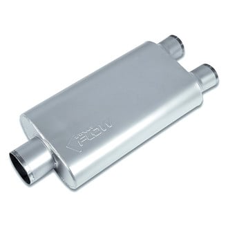 Street Flow® - Aluminized Steel Oval 3 Chamber Exhaust Muffler