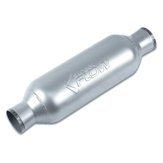 Street Flow® - Aluminized Steel Round Cylindrical Exhaust Muffler