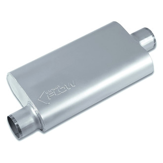 Street Flow® - Aluminized Steel Oval 3 Chamber Exhaust Muffler