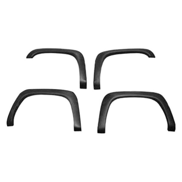 Street Scene® - Round Style Polyurethane Front and Rear Fender Flares (Unpainted)