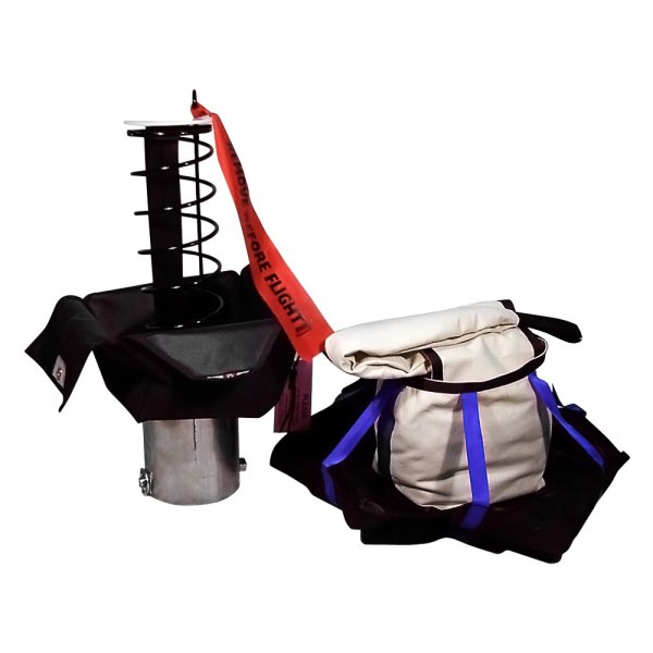 Stroud Safety® - Pro Stock Black Drag Large Spring Launcher Parachute Kit