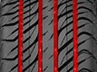 Four, wide straight circumferential tread grooves
