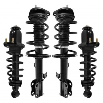 OREDY Complete Shock Struts Assembly Kit Full 4PCS Front and Rear Driver and Passenger Side Shocks Struts 11801 11802 15801 15802 172390 172391 Compatible with Scion TC 2005 2006 2007 2008 2009 2010 