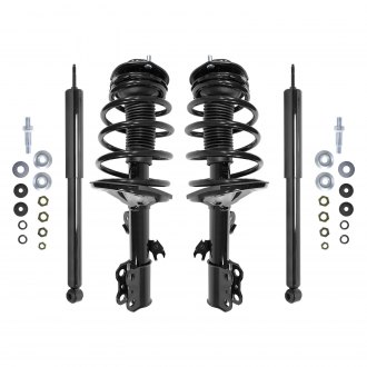 BROSCONE A0464 2 Pieces 1 Pair Suspension Rear Shock Absorber Set Assembly Replacement Compatible with 1998 1999 2000 2001 2002 2003 Sienna