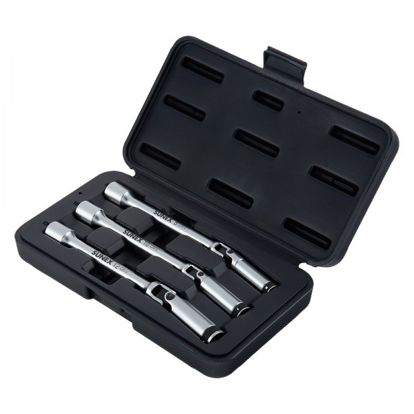 Sunex® - 8 to 12 mm Swivel 6-Point Universal Joint Glow Plug Socket Kit (3 Pieces)