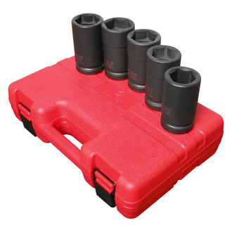 Sunex® 5626 - 5-piece Combination Budd Wheel Impact Socket Set