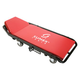 Sunex® - 300 lb 46" x 5.75" Red Deluxe Comfort Extreme Creeper