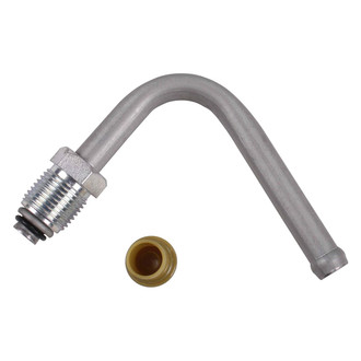 Sunsong® - Power Steering 90 Degree Bend Return Line End Fitting - From Gear