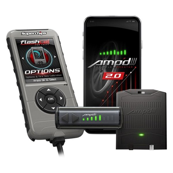Superchips® - Flashcal™ and Amp'D 2.0™ Throttle Booster Kit
