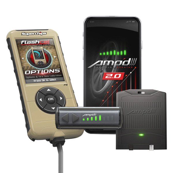 Superchips® - Flashcal™ and Amp'D 2.0™ Throttle Booster Kit