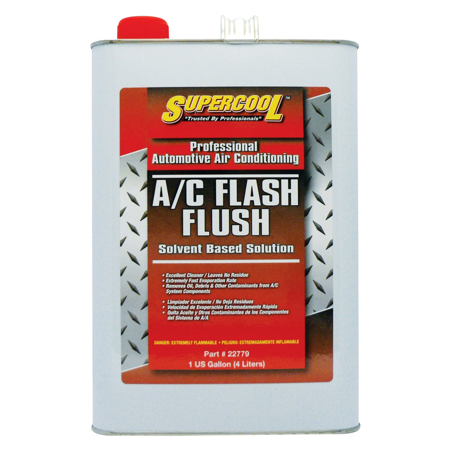Supercool® 22779 Solvent Based A/C System Flash Flush, 1 Gallon