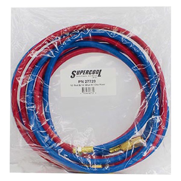 Supercool® - 2-Piece 120" Red/Blue R-134a A/C Charging Hose Set