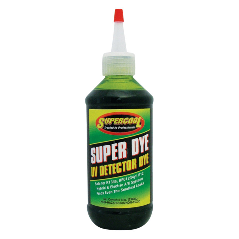 Supercool® 7400 - 8 oz. Green UV Leak Detection Dye Concentrate