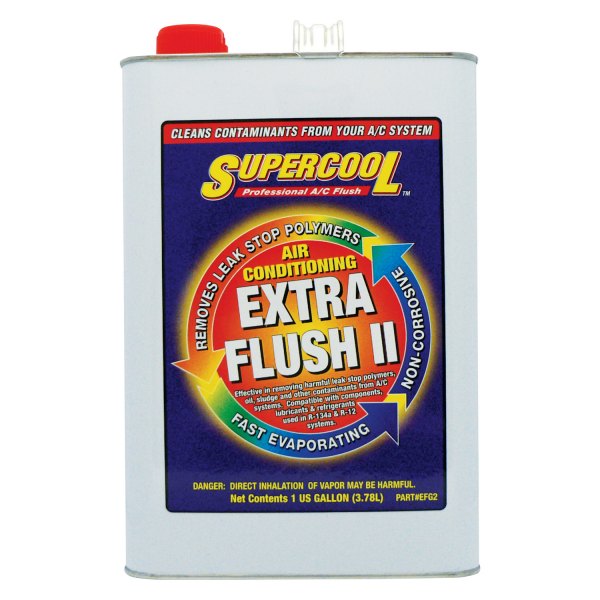 Supercool® - R12 & R134a A/C System Extra Flush II, 1 Gallon