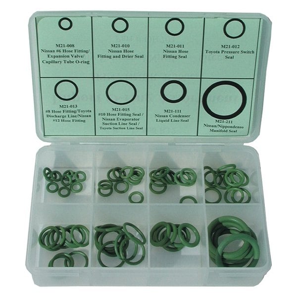 thumbnail interactive-video image 1 of TSI Supercool A/C O-Ring Assortment For Ford Vehicles - 60 Piece Springlock & HNBR Set 1 of 10