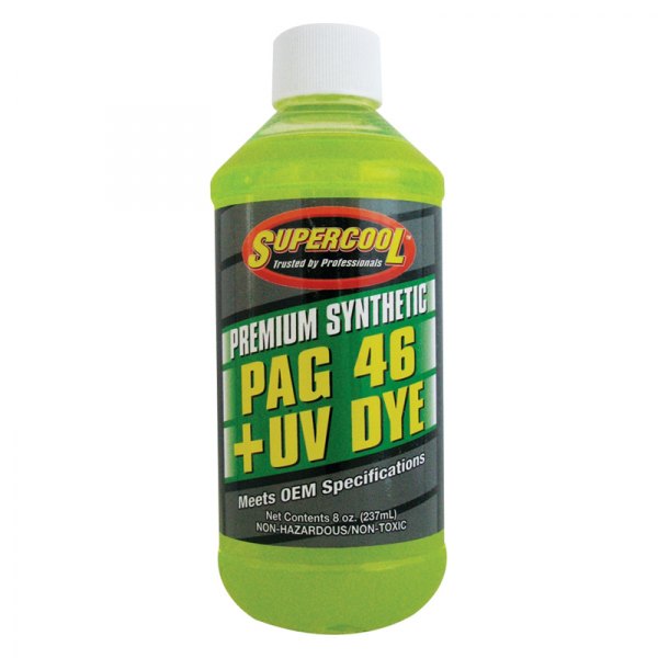 Supercool® - Super Premium™ PAG-46 R134a Refrigerant Oil with Fluorescent Leak Detection Dye, 8 oz