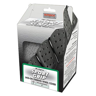 Superior Automotive® - Sport Grip™ Lace-On Steering Wheel Cover