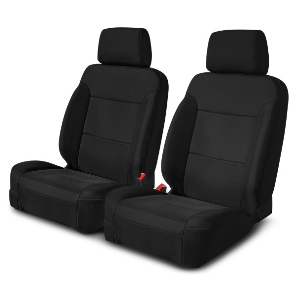 Superlamb® - Cordura Solid Design 2nd Row Black Seat Covers