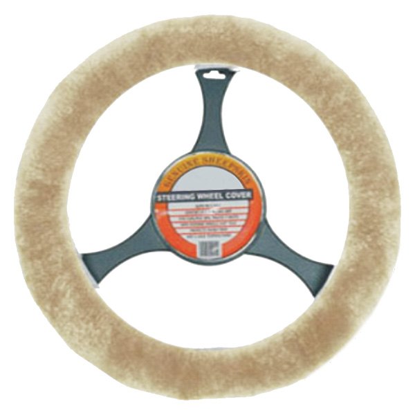 Superlamb® - Luxury Fleece Sand Steering Wheel Cover