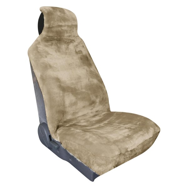  Superlamb® - Luxury Fleece 1st Row Sand Seat Covers