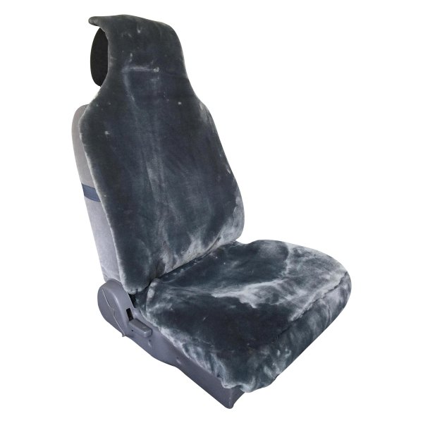  Superlamb® - Luxury Fleece 1st Row Charcoal Seat Covers