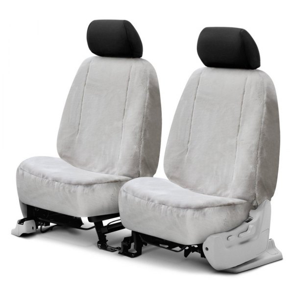 Superlamb® - Luxury Fleece Double Cap 1st Row Sand Seat Covers