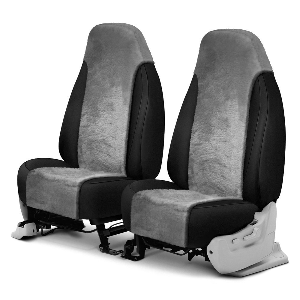 Superlamb® 701003ST Sheepskin Steel Gray Semi Custom Insert Seat Covers