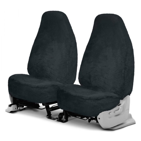  Superlamb® - Superfit 1st Row Charcoal Seat Covers