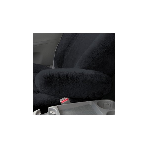  Superlamb® - Tailor-Made Sheepskin Charcoal Armrest Cover
