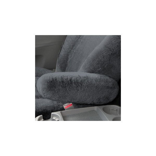  Superlamb® - Tailor-Made Luxury Fleece Steel Gray Armrest Cover