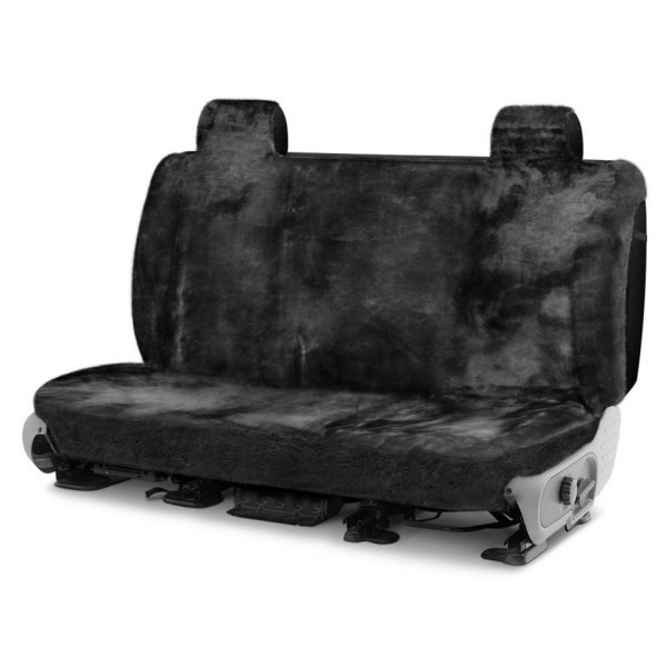  Superlamb® - Tailor-Made Luxury Fleece 2nd or 3rd Row Black Seat Covers