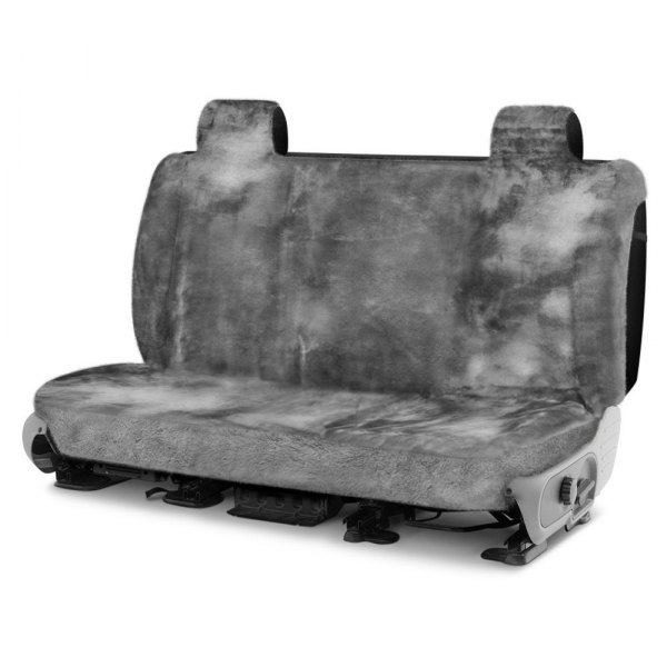  Superlamb® - Tailor-Made Luxury Fleece 2nd or 3rd Row Steel Gray Seat Covers