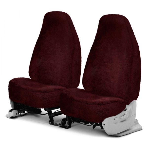 Superlamb® - Tailor-Made Original Sheepskin 1st Row Burgundy Seat Cover
