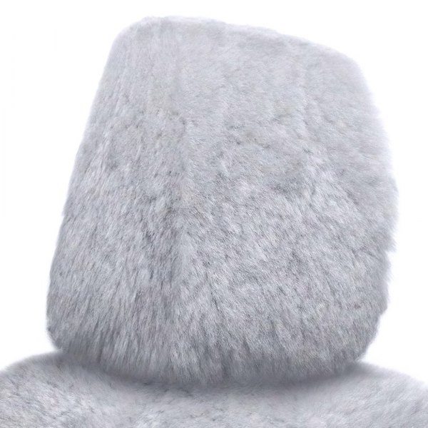  Superlamb® - Tailor-Made Sheepskin Silver Headrest Covers