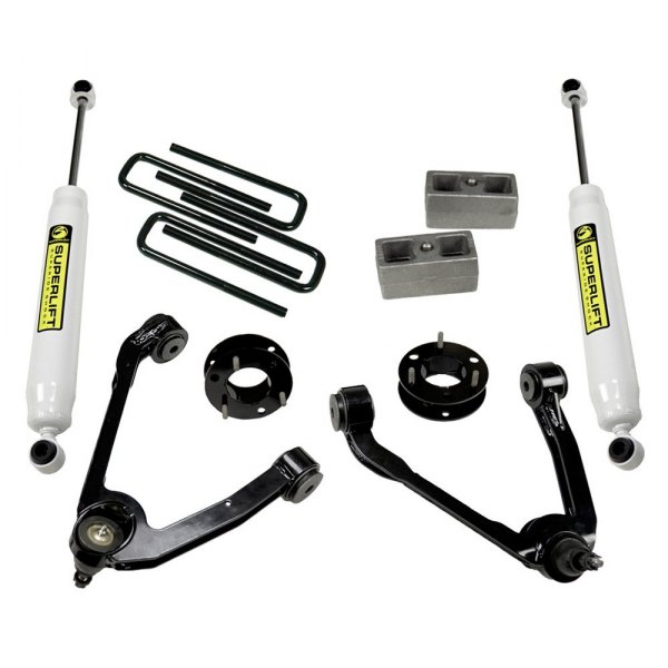 Superlift® 3850 3.5" Standard Front and Rear Suspension Lift Kit