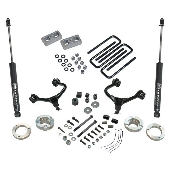 Superlift® K1012 3" UCA Front and Rear Suspension Lift Kit